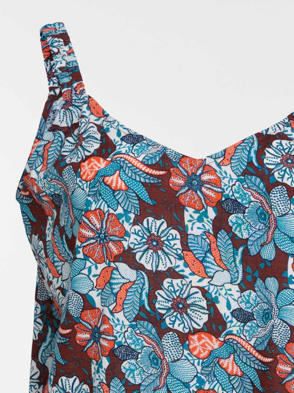 Top fleuri grande taille femme Top fleuri grande taille femme