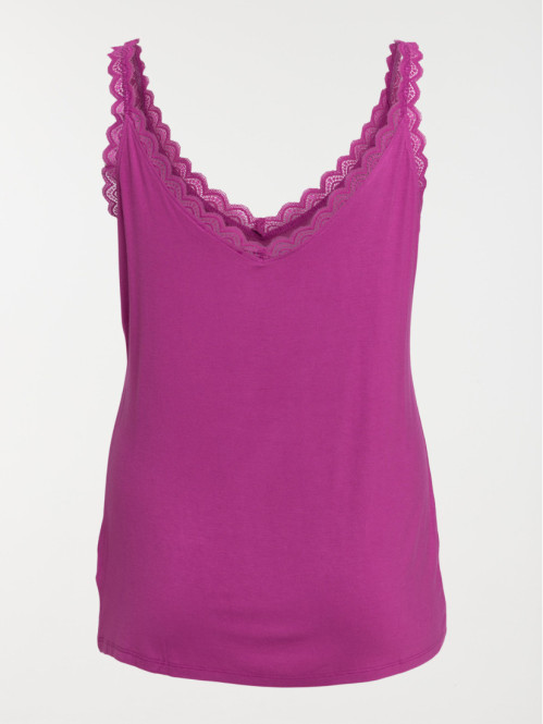 Débardeur aubergine grande...