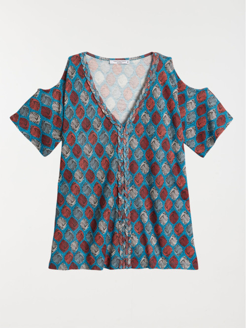 T-shirt épaules dénudées femme