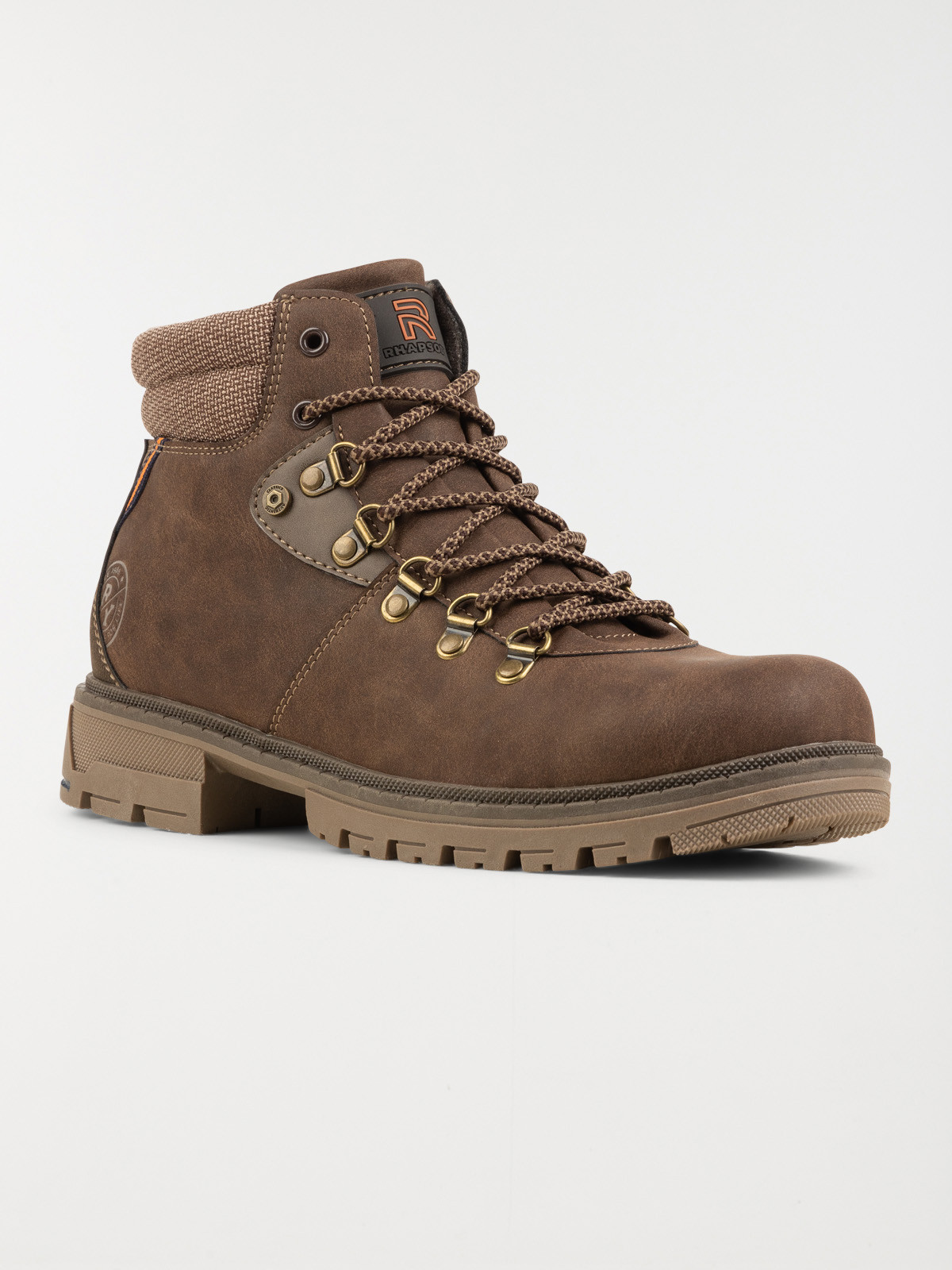 Boots cognac à lacet homme (40-45)