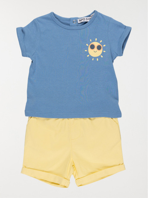 Ensemble t-shirt et short garçon (3-24M)