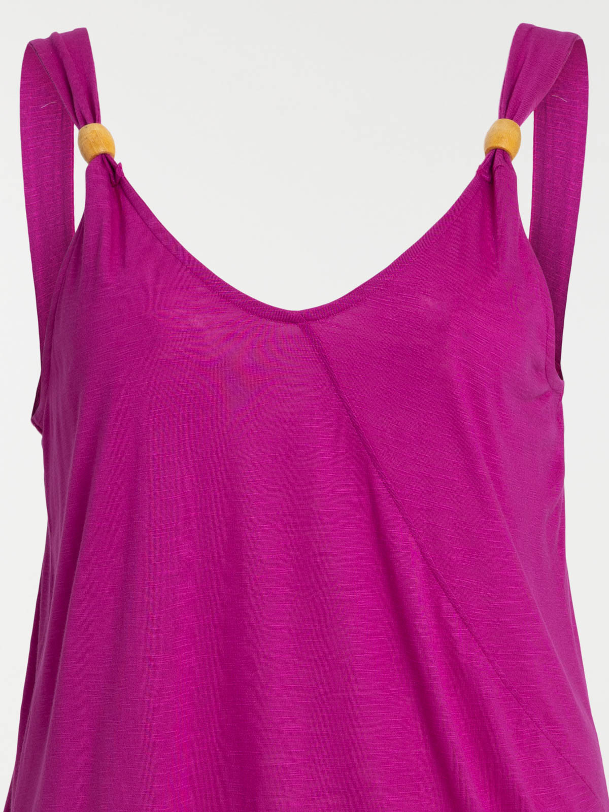 Débardeur aubergine grande taille femme