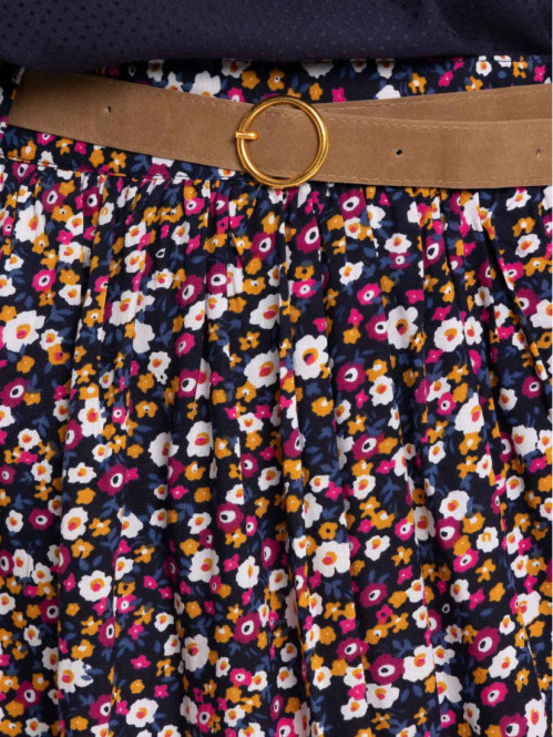 Jupe imprimée avec ceinture...