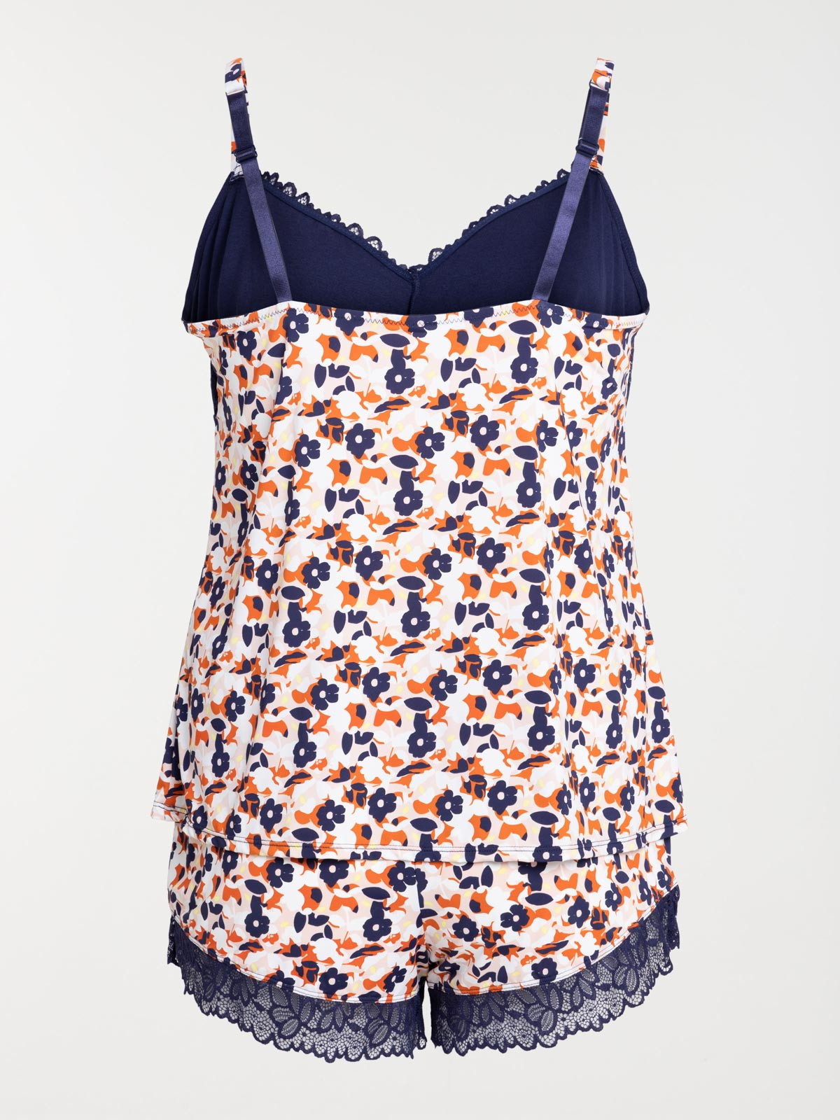 Pyjashort imprimé grande taille femme