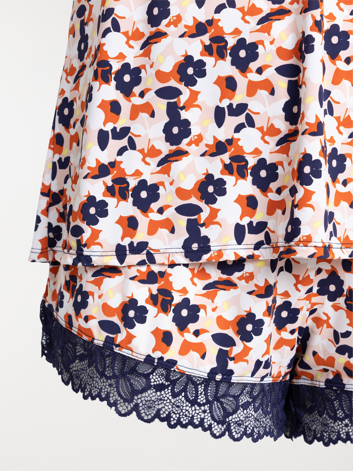 Pyjashort imprimé grande taille femme