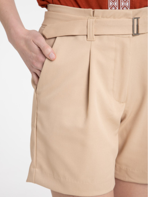 Short camel lady femme