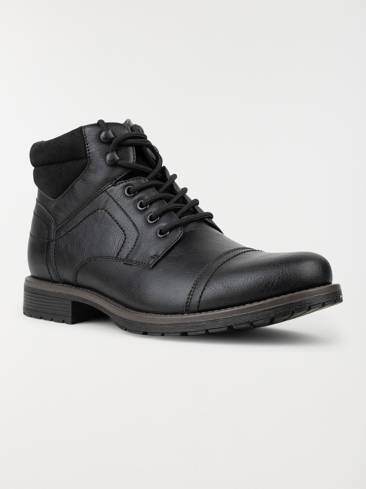 Boots noires à lacet homme (40-45)