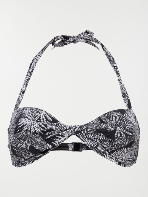 Haut de maillot de bain imprimé femme