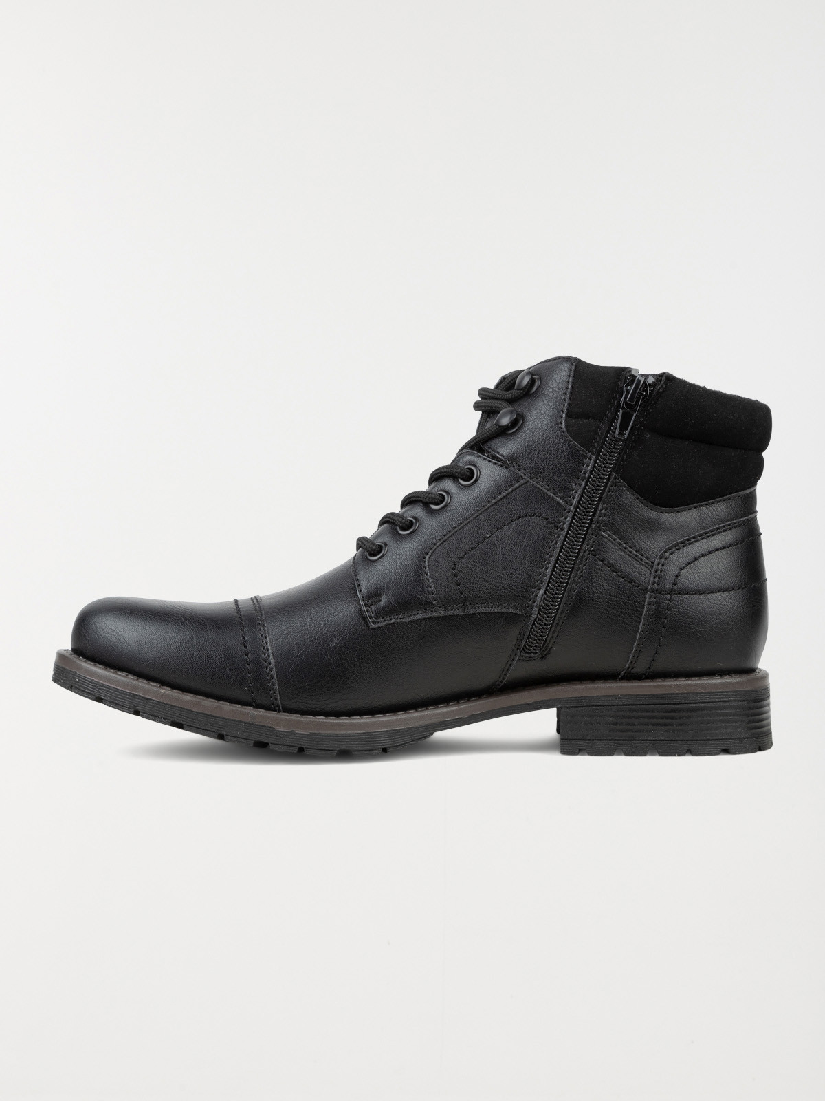 Boots noires à lacet homme (40-45)