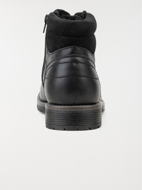 Boots noires à lacet homme (40-45)