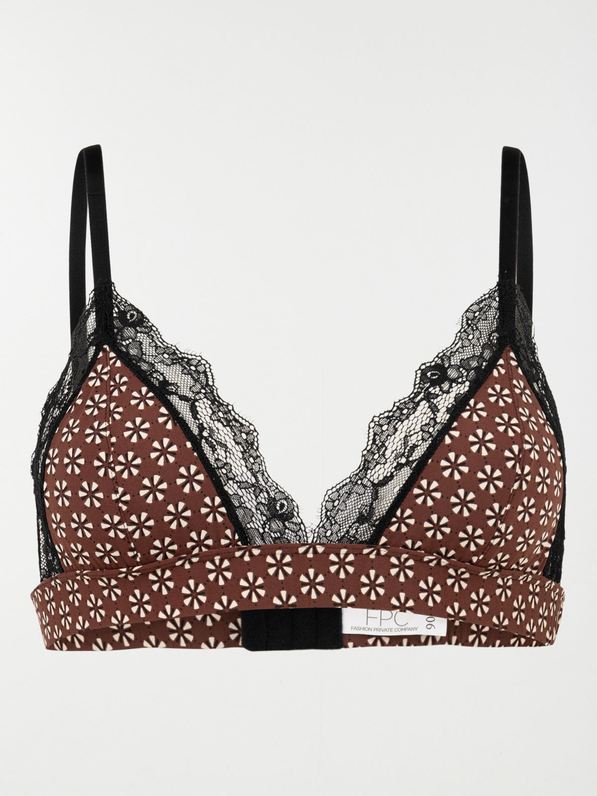 Soutien-gorge triangle imprimé (85A-95E)