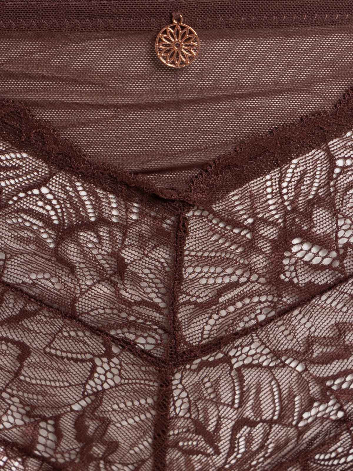 Shorty dentelle choco femme (46-52) Shorty dentelle choco femme (46-52)