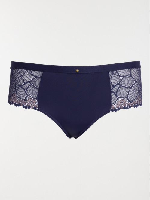 Shorty dentelle cassis...