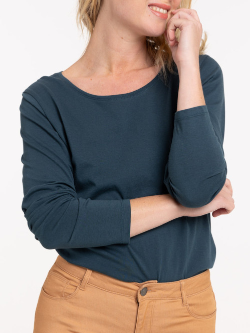 T-shirt manches longues canard femme T-shirt manches longues canard femme