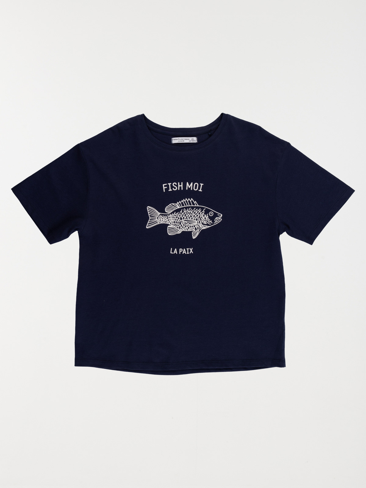 Tee-shirt message fille (XXS-M)