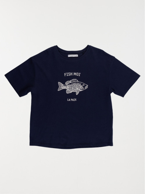 Tee-shirt message fille (XXS-M)