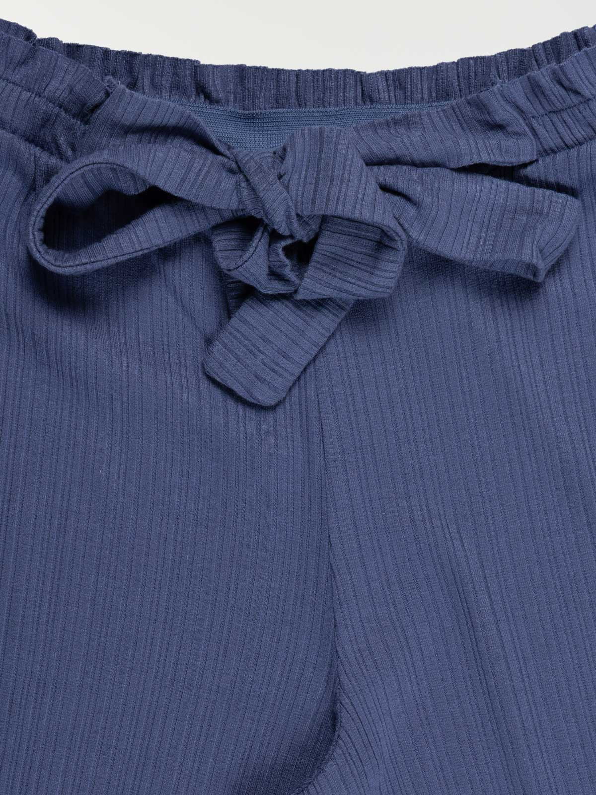 Pantalon uni fluide fille (3-12A) Pantalon uni fluide fille (3-12A)