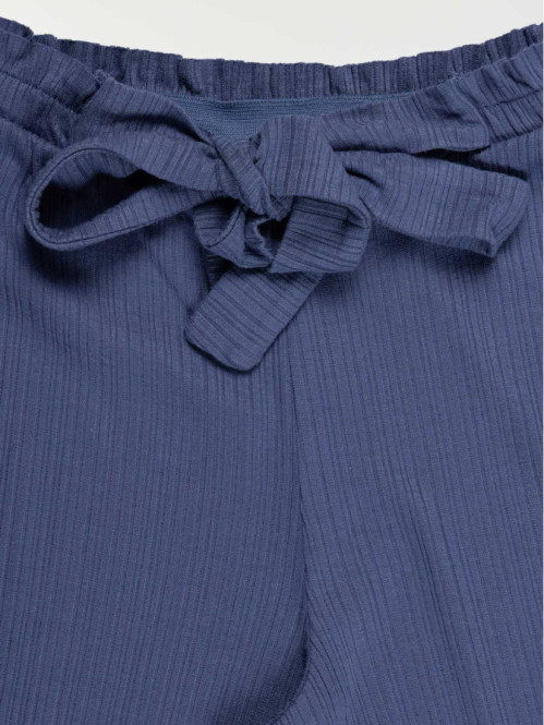 Pantalon uni fluide fille...