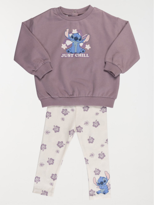Ensemble 2 pièces Stitch fille (3-36M)