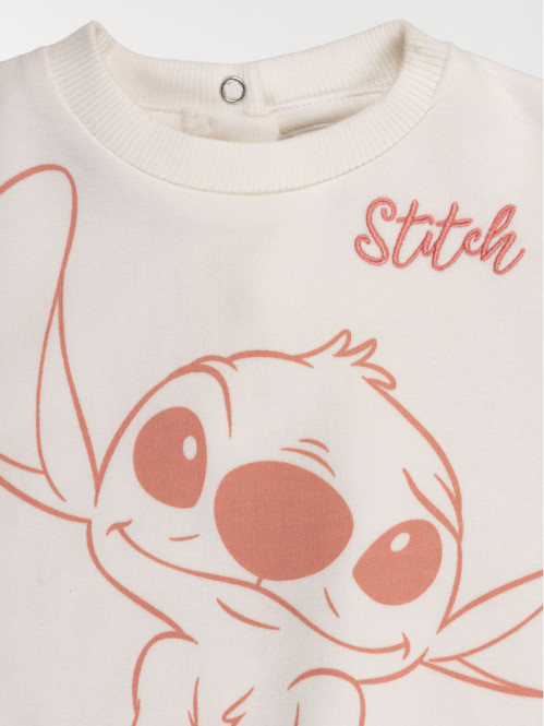 Sweat Stitch blanc fille...