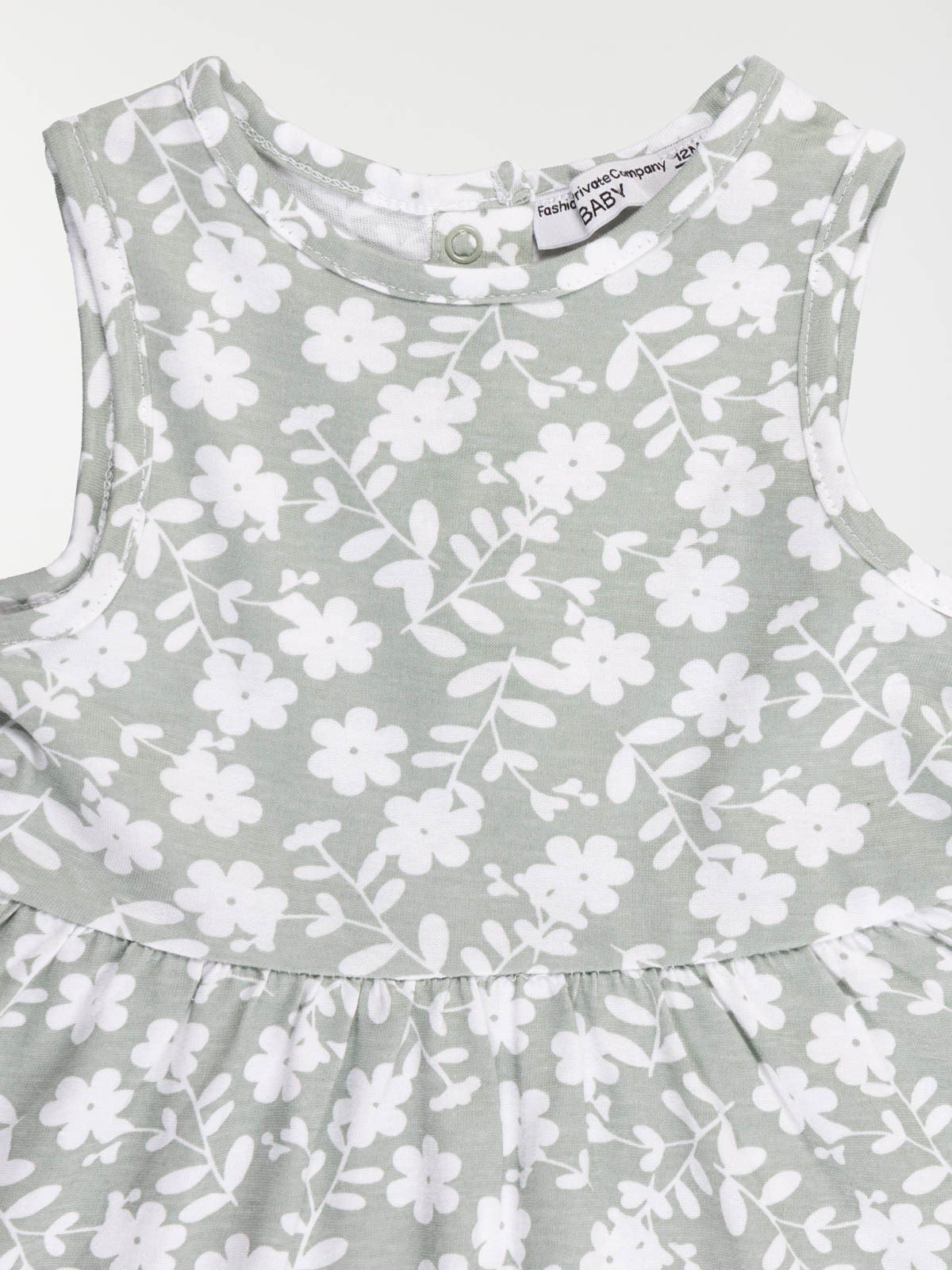 Robe sans manches fleurie fille (3-36M) Robe sans manches fleurie fille (3-36M)