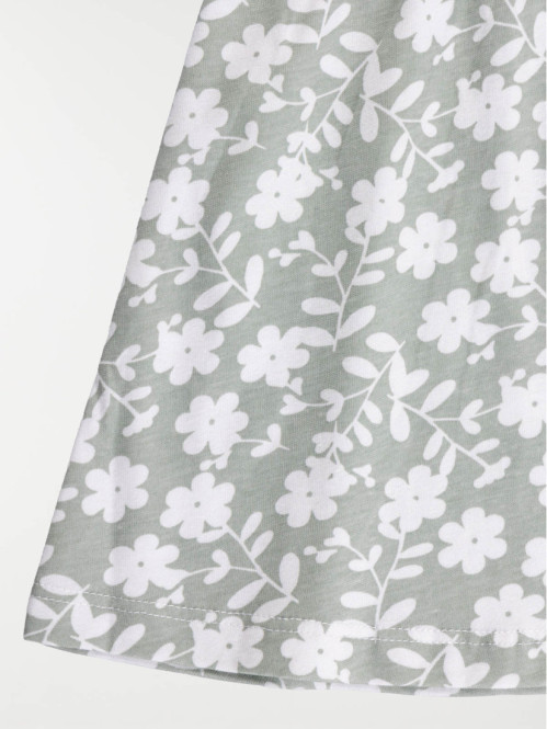 Robe sans manches fleurie fille (3-36M) Robe sans manches fleurie fille (3-36M)