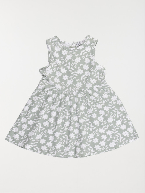 Robe sans manches fleurie fille (3-36M)