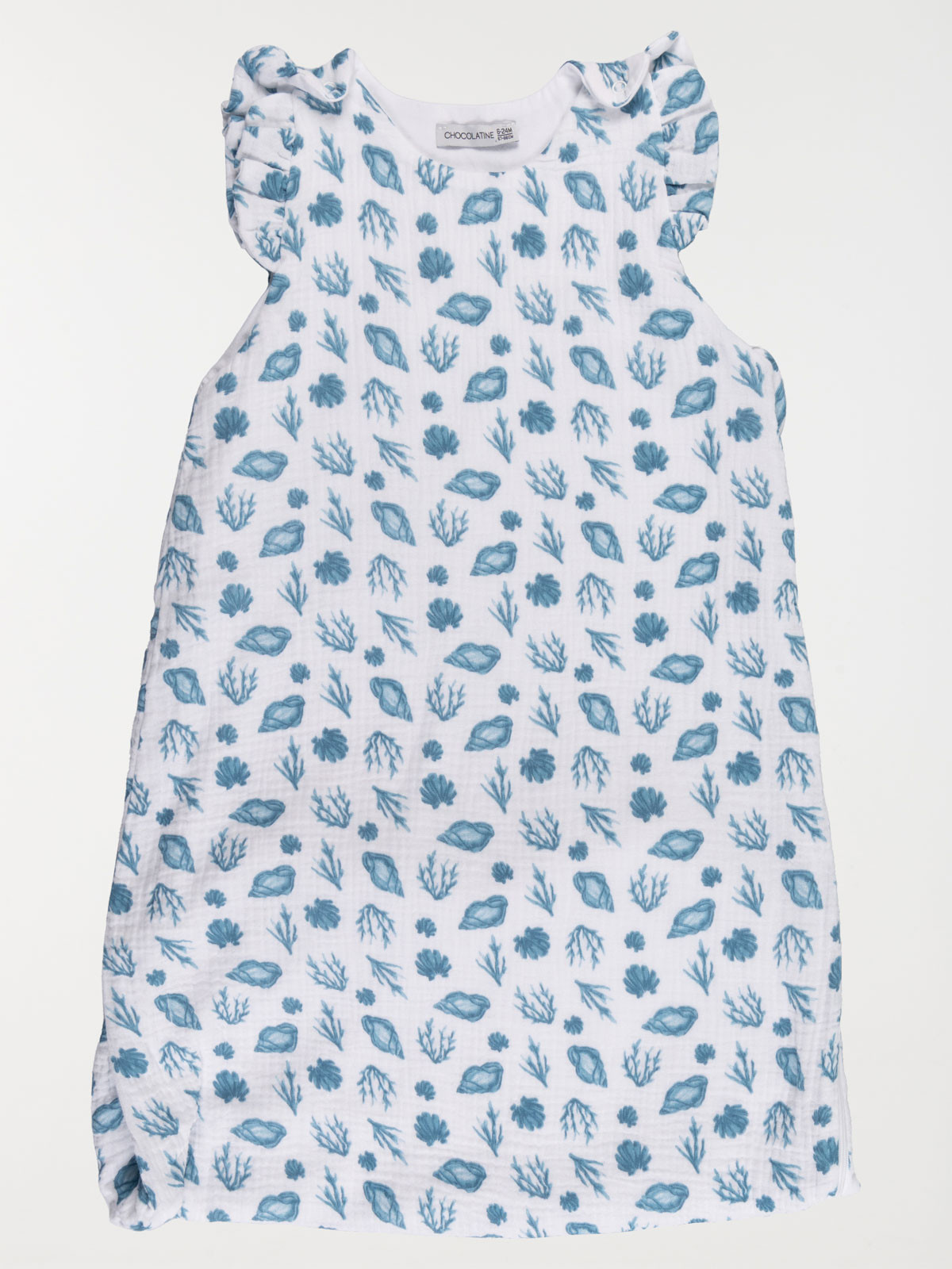 Gigoteuse motif coquillage fille (6-24M)