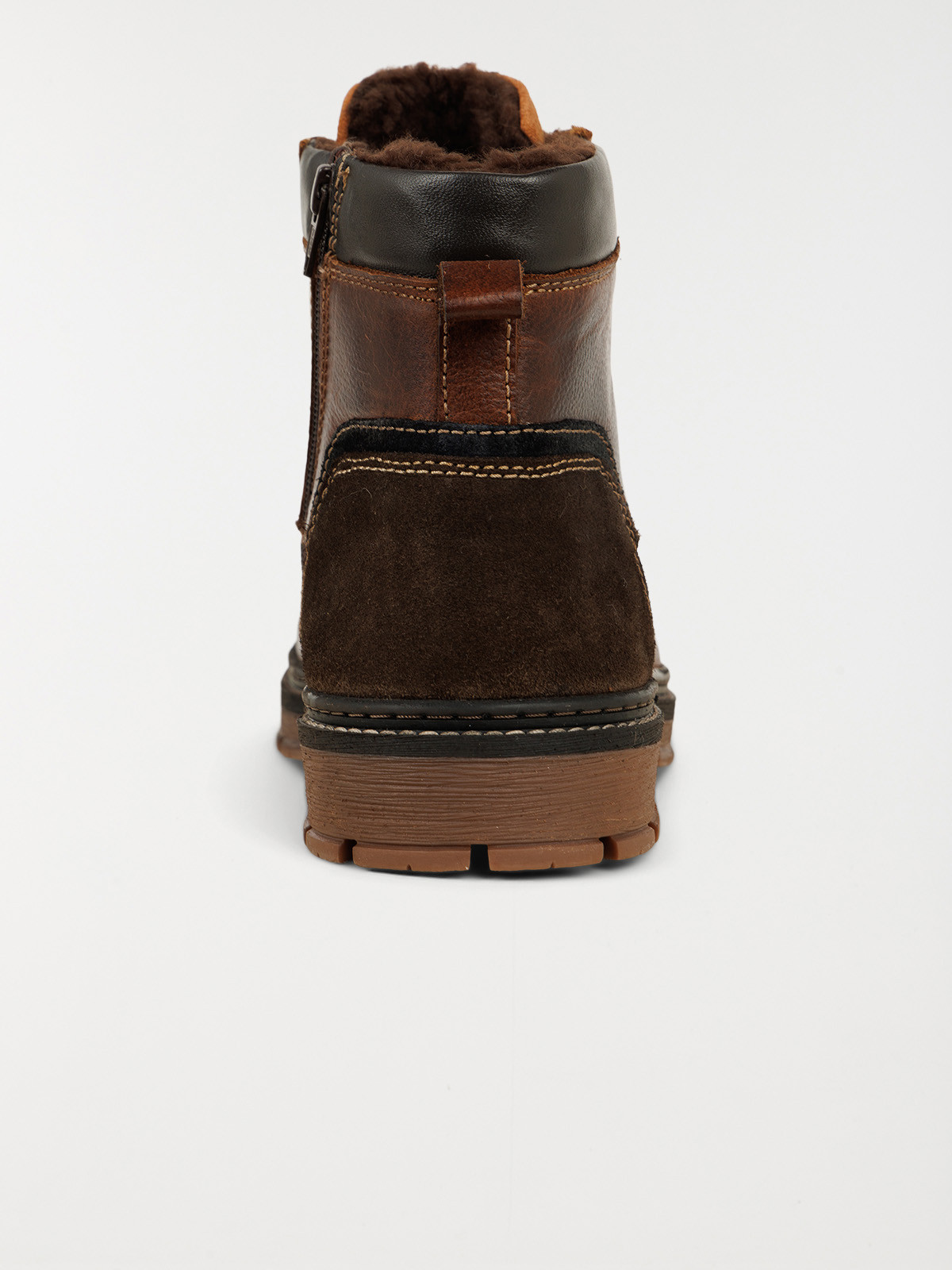 Boots lacets homme tan (41-46)