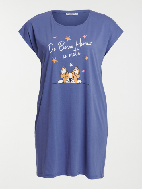 Chemise de nuit grande taille femme