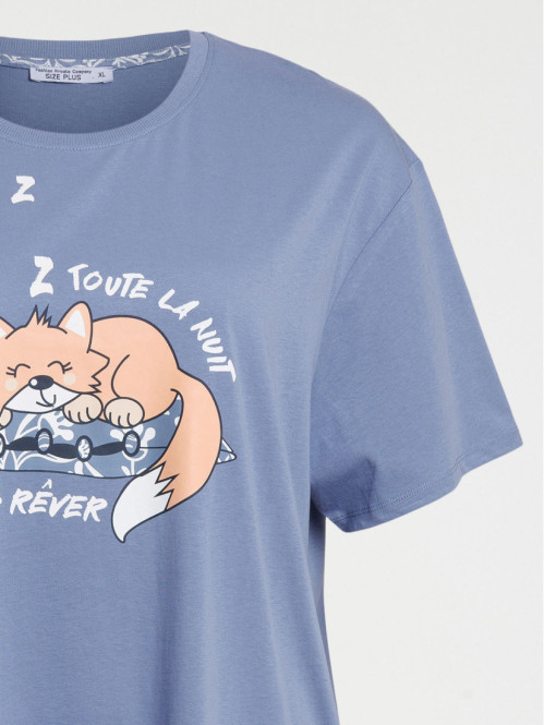 Liquette renard grande taille femme Liquette renard grande taille femme