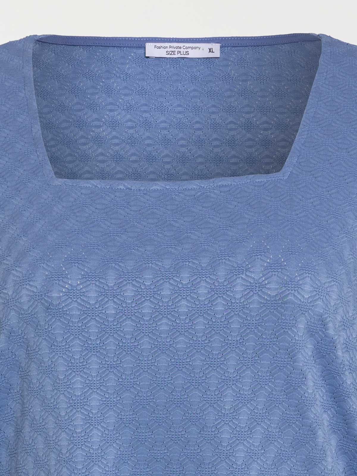 Tee-shirt col carré grande taille femme Tee-shirt col carré grande taille femme
