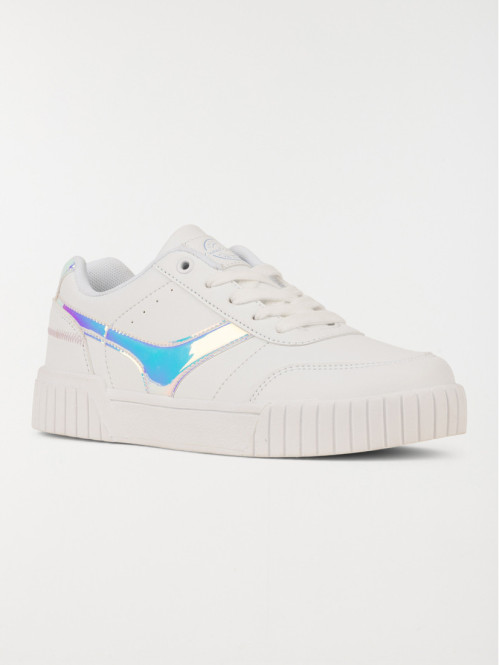Basket blanche hologramme femme (36-41) Basket blanche hologramme femme (36-41)