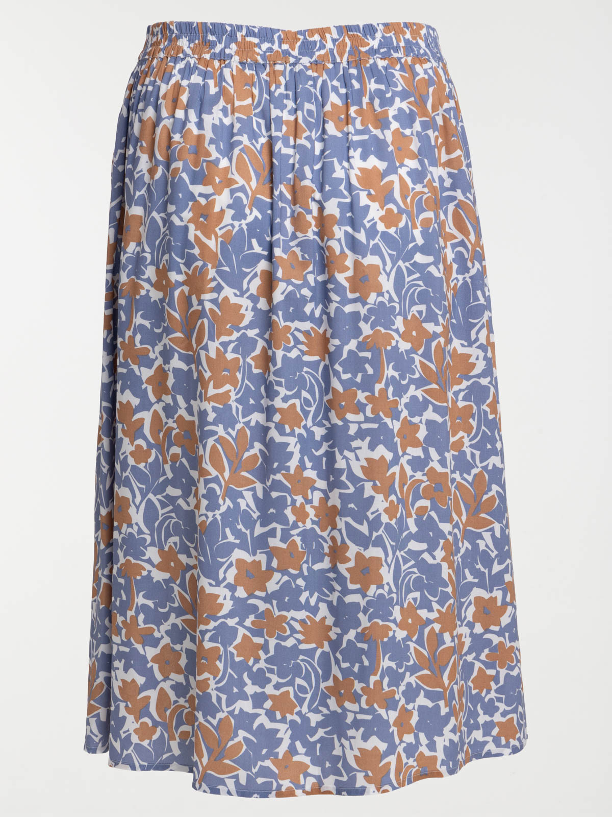 Jupe longue fleurie grande taille femme