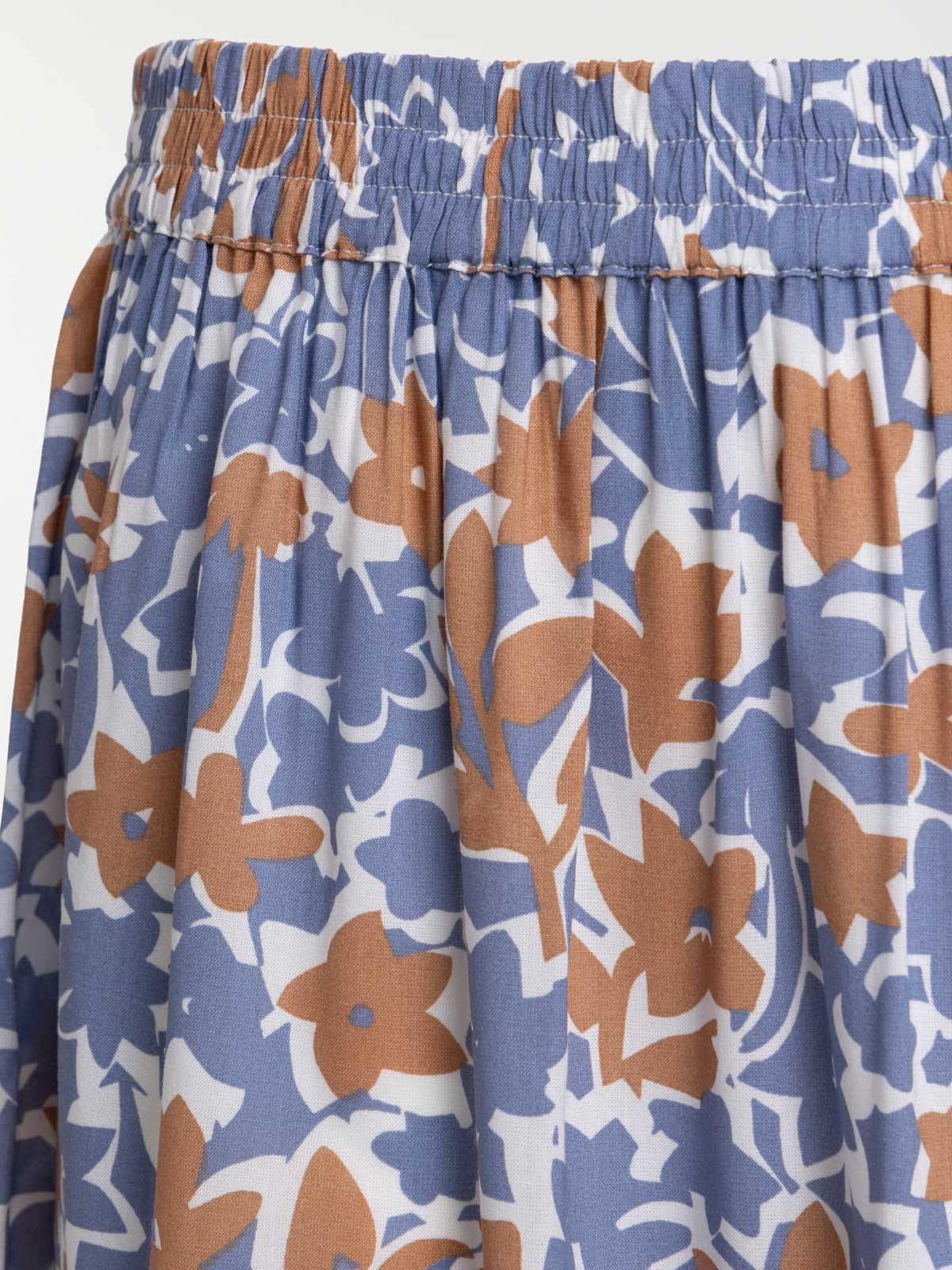 Jupe longue fleurie grande taille femme