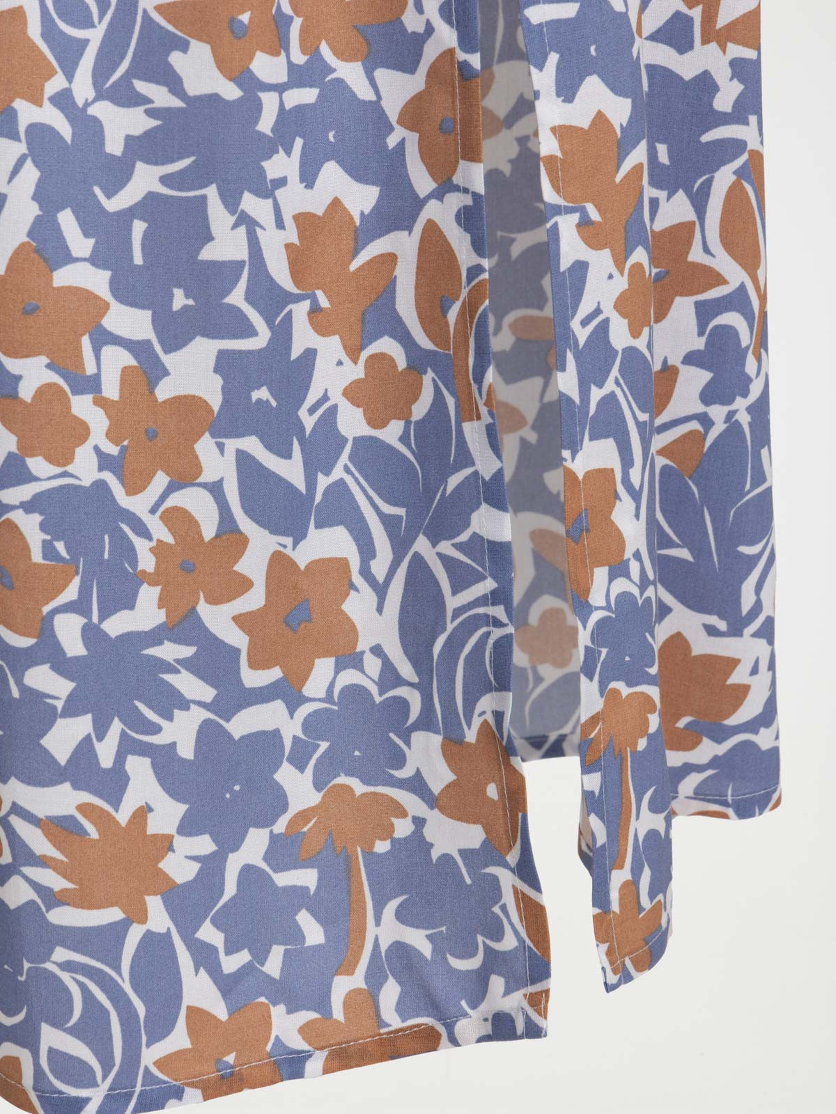 Jupe longue fleurie grande taille femme