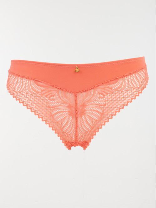 Tanga sweet coral dentelle femme (S-XL)