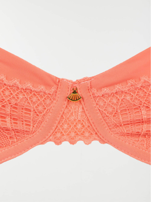 Soutien-gorge corail femme...