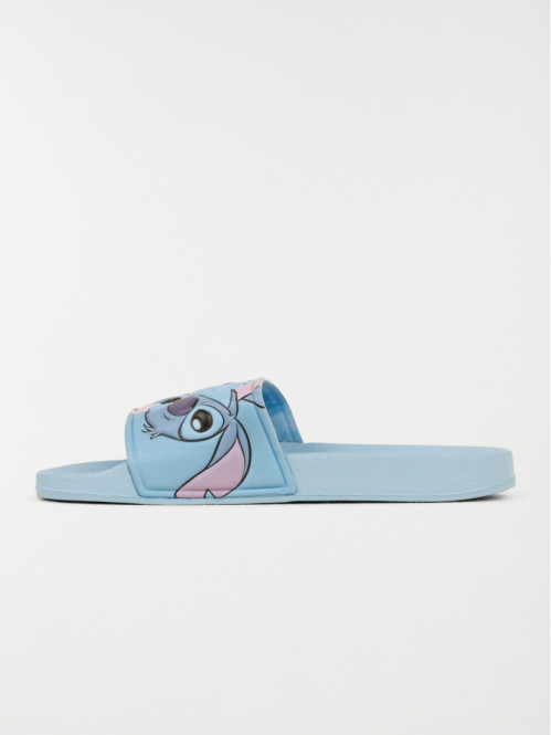 Claquettes bleues stitch...