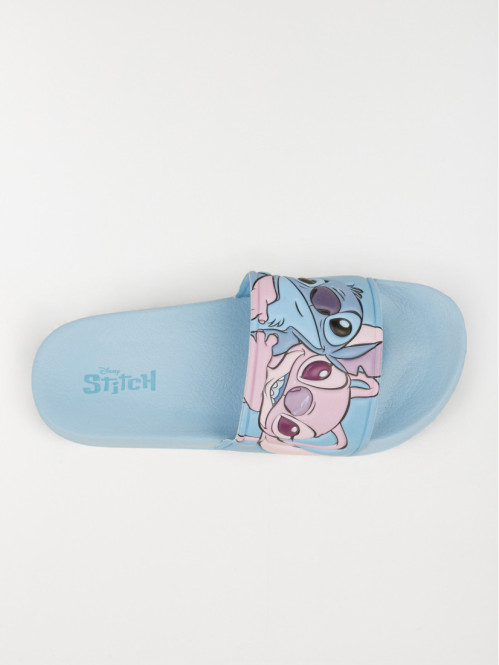 Claquettes bleues stitch...