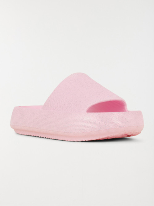 Claquettes roses fille (31-35) Claquettes roses fille (31-35)