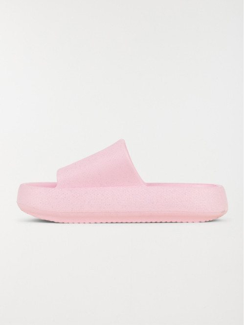 Claquettes roses fille (31-35) Claquettes roses fille (31-35)