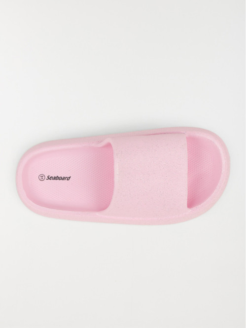 Claquettes roses fille (31-35) Claquettes roses fille (31-35)