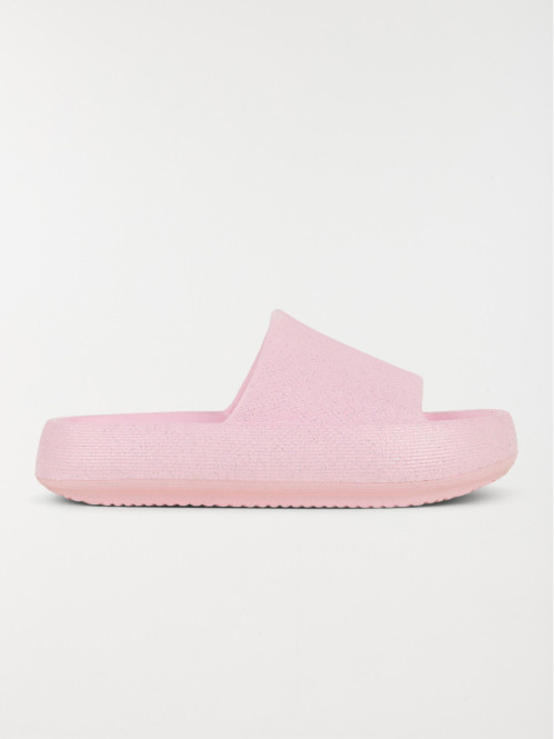 Claquettes roses fille (31-35)