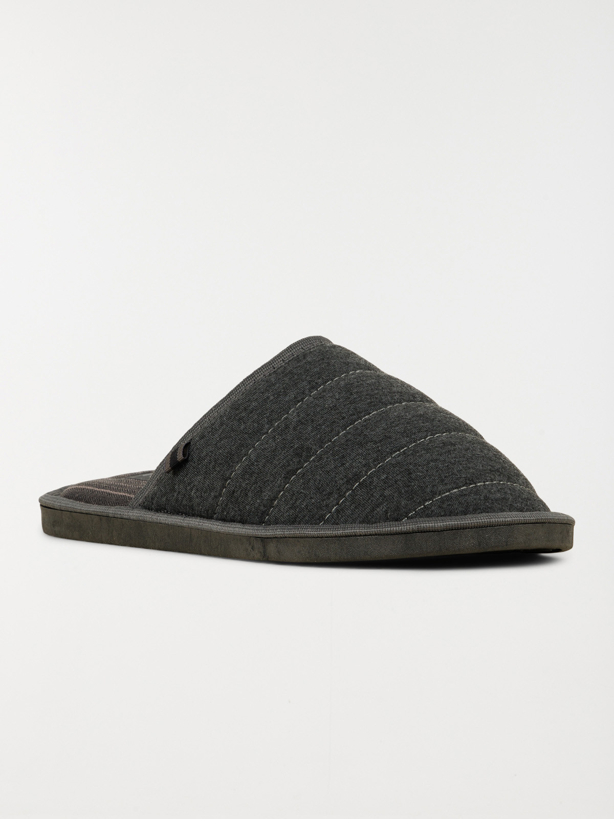 Chaussons coloris gris homme (40-46)