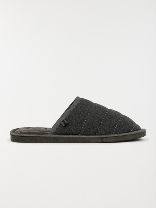 Chaussons coloris gris...