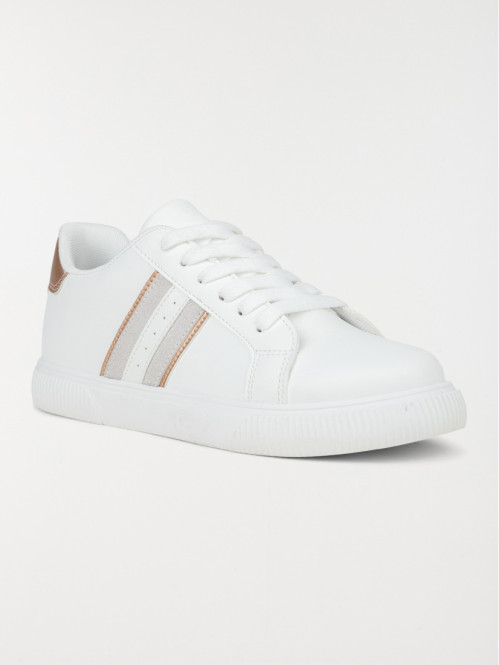 Tennis blanches femme hotsell