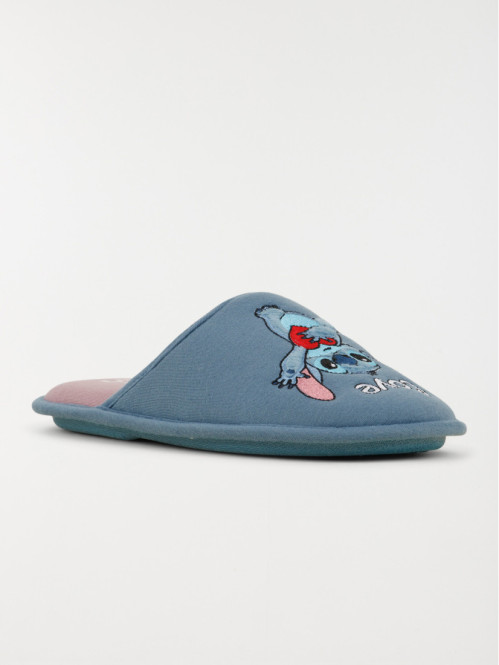 Mules bleues STITCH femme...