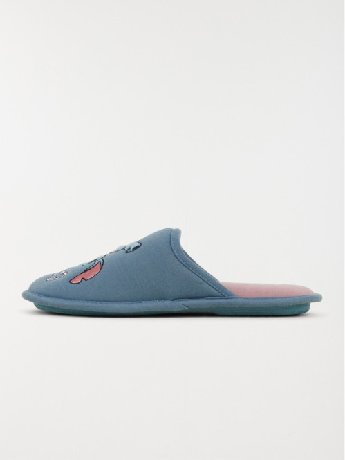 Mules bleues STITCH femme...