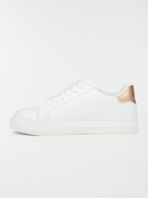 Baskets blanches femme (36-41)